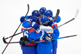 Hokej štvrťfinále Slovensko - Nemecko na olympiáde