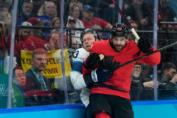 Hokej - semifinále: Kanada - Fínsko (fotografie)