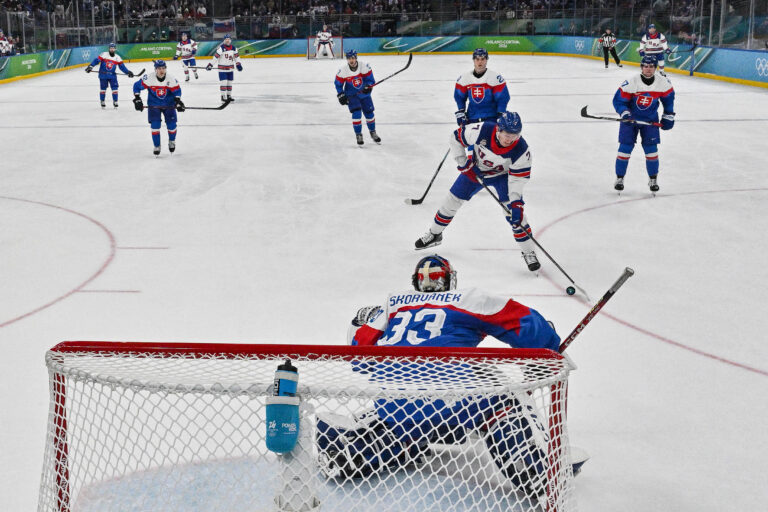 Hokej - semifinále: Slovensko - USA (fotografie)