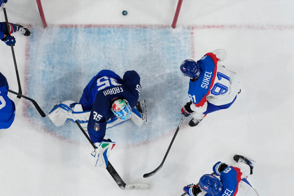 Hokej na olympiáde: Slovensko - Taliansko