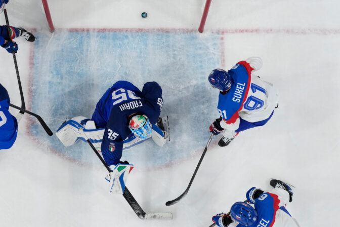 Hokej na olympiáde: Slovensko - Taliansko