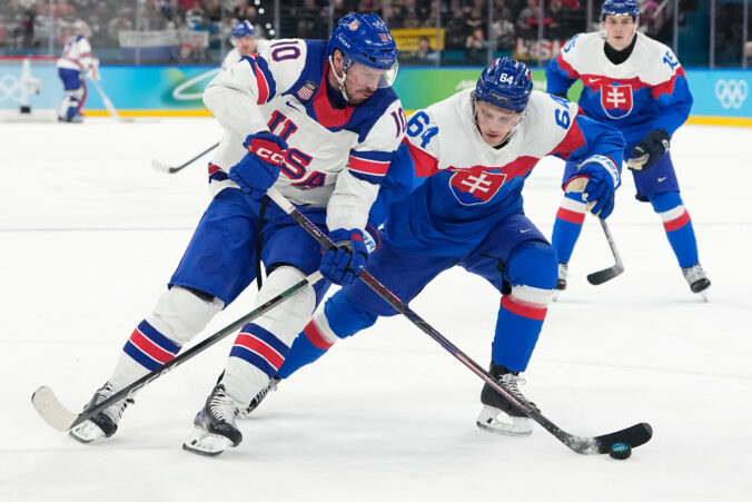 Hokej - semifinále: Slovensko - USA (fotografie)