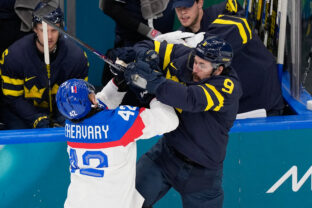 Hokej na olympiáde: Slovensko - Švédsko