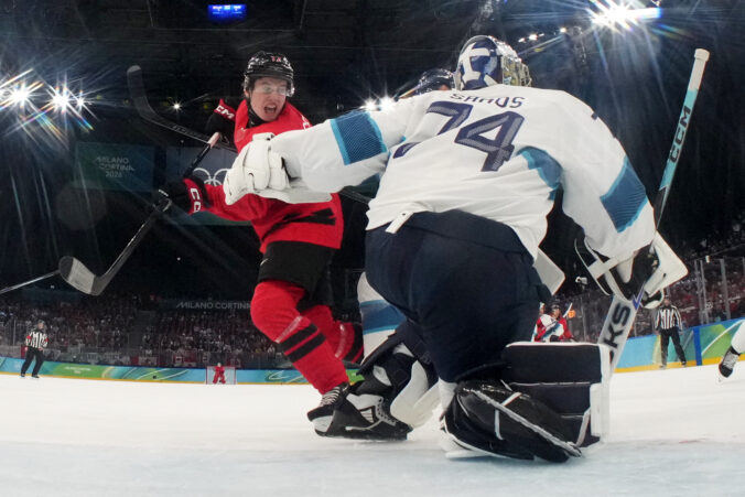 Hokej - semifinále: Kanada - Fínsko (fotografie)