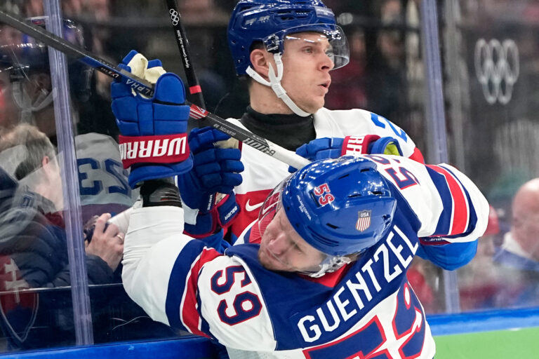 Hokej - semifinále: Slovensko - USA (fotografie)