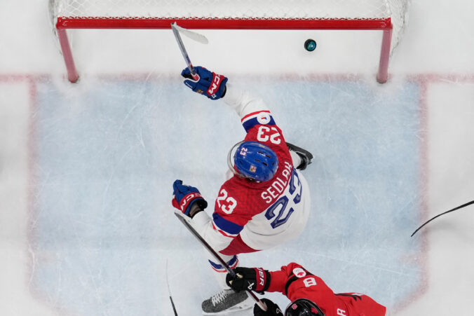 Hokej štvrťfinále Kanada - Česko na olympiáde