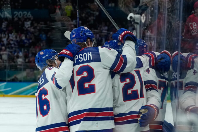 Hokej - semifinále: Slovensko - USA (fotografie)