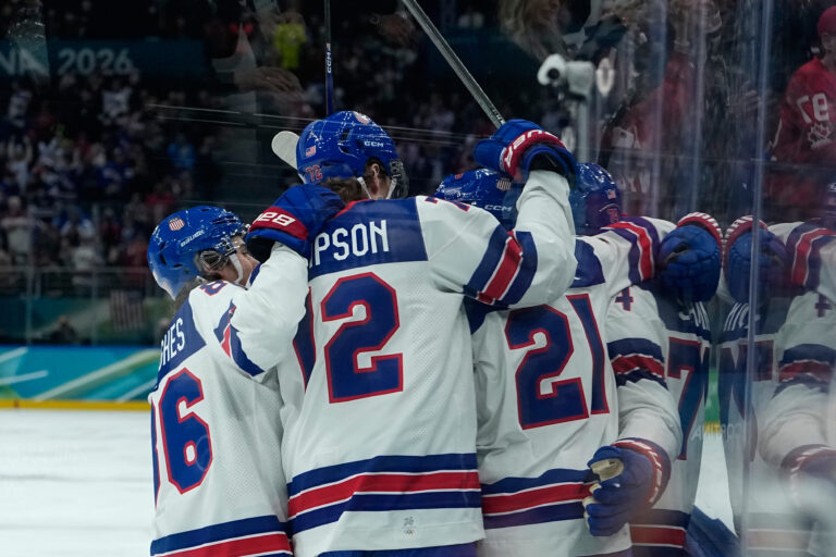 Hokej - semifinále: Slovensko - USA (fotografie)