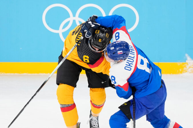 Hokej štvrťfinále Slovensko - Nemecko na olympiáde