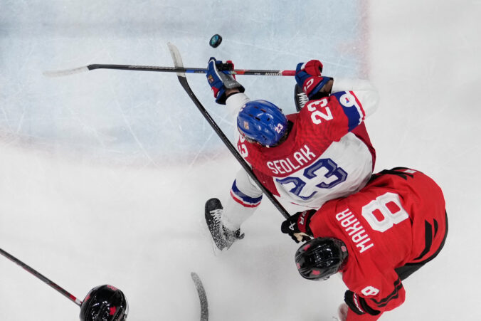 Hokej štvrťfinále Kanada - Česko na olympiáde