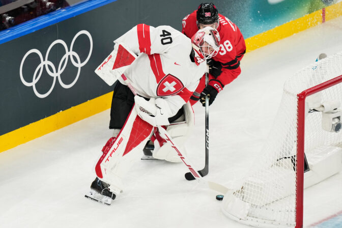 Hokej na olympiáde: Kanada - Švajčiarsko