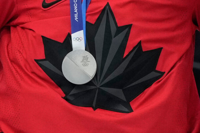 Hokej finále na olympiáde: Kanada - USA (fotografie)