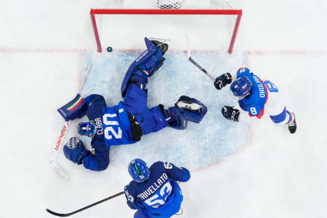 Hokej na olympiáde: Slovensko - Taliansko