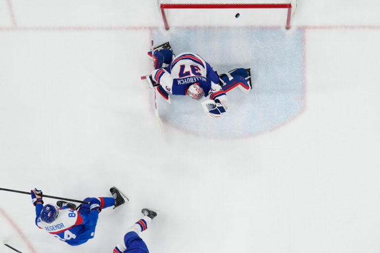 Hokej - semifinále: Slovensko - USA (fotografie)
