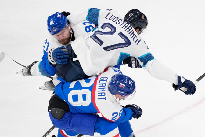 Hokej na olympiáde: Slovensko - Fínsko