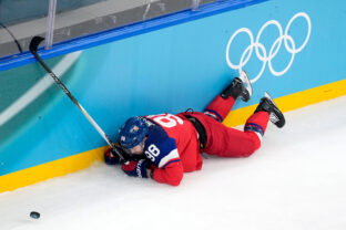 Hokej na olympiáde: zápas osemfinále Česko - Dánsko