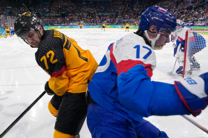 Hokej štvrťfinále Slovensko - Nemecko na olympiáde