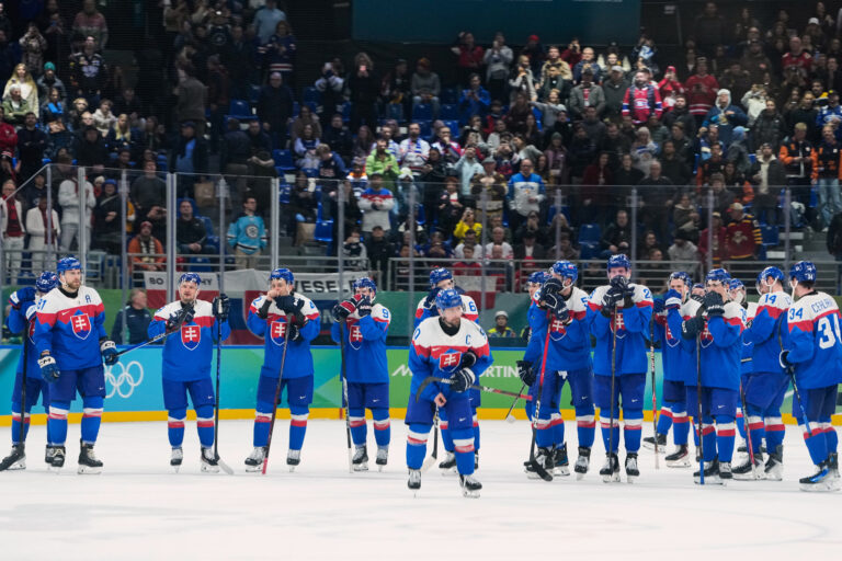 Hokej zápas o 3. miesto (bronz): Slovensko - Fínsko (fotografie)