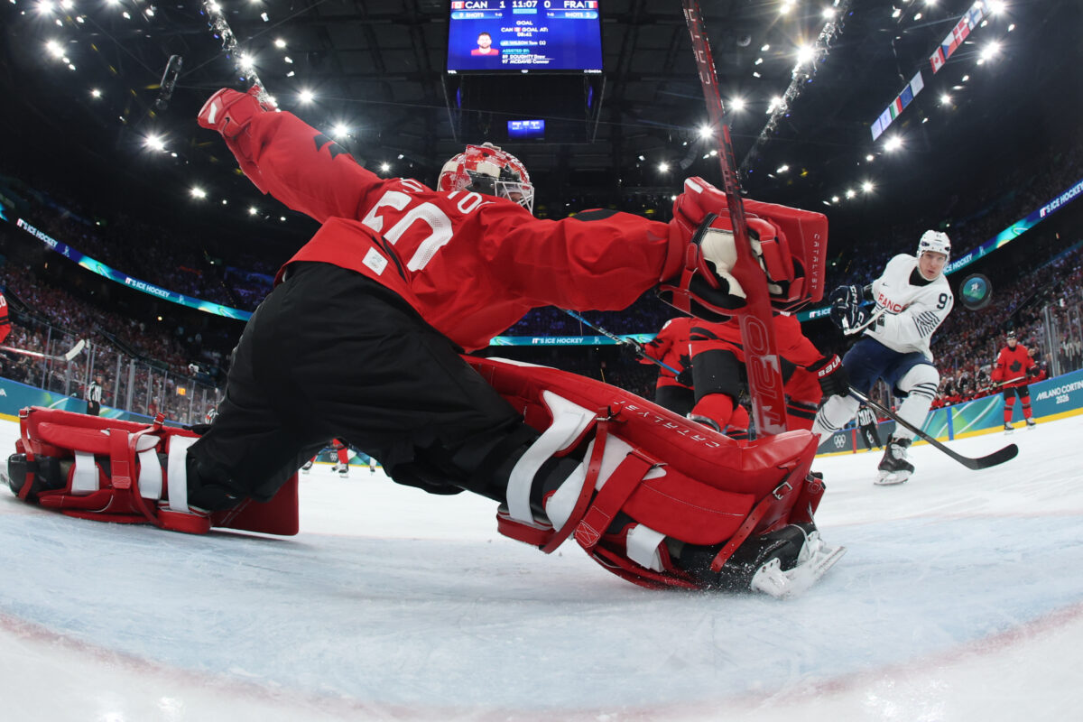 Hokej na olympiáde: Kanada - Francúzsko