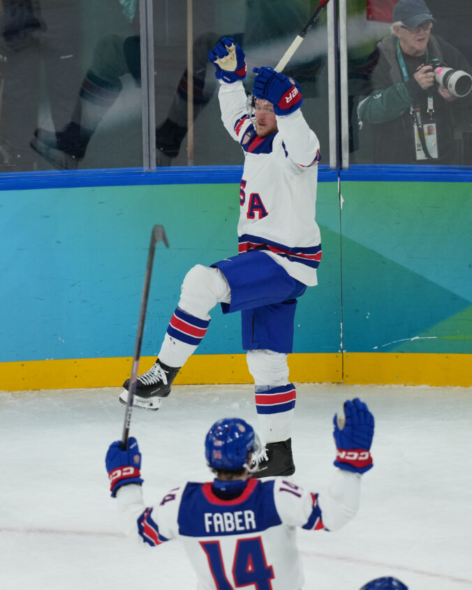 Hokej - semifinále: Slovensko - USA (fotografie)