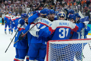 Hokej štvrťfinále Slovensko - Nemecko na olympiáde