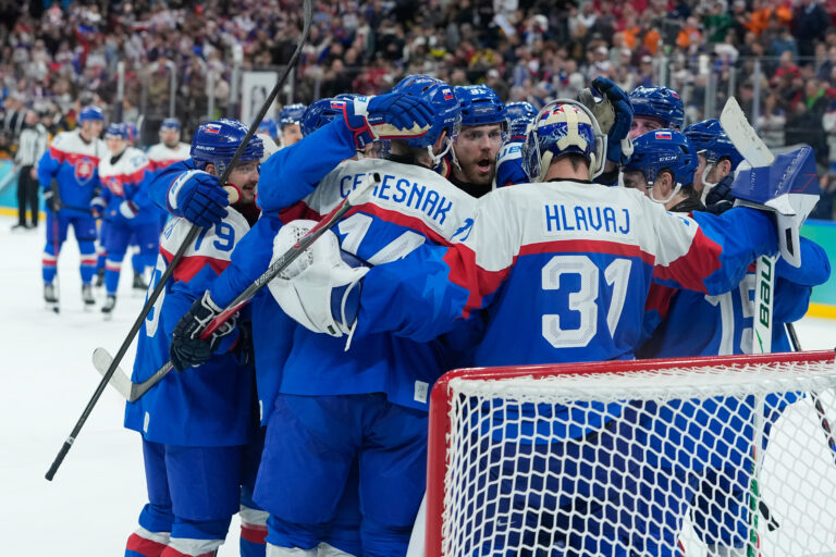 Hokej štvrťfinále Slovensko - Nemecko na olympiáde