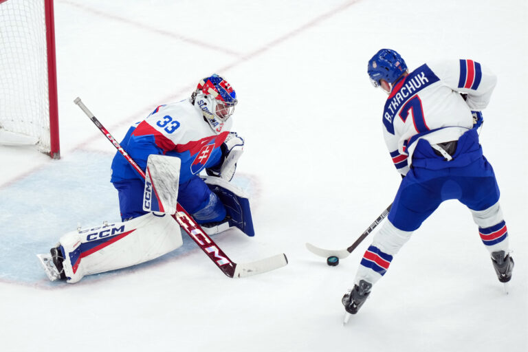Hokej - semifinále: Slovensko - USA (fotografie)