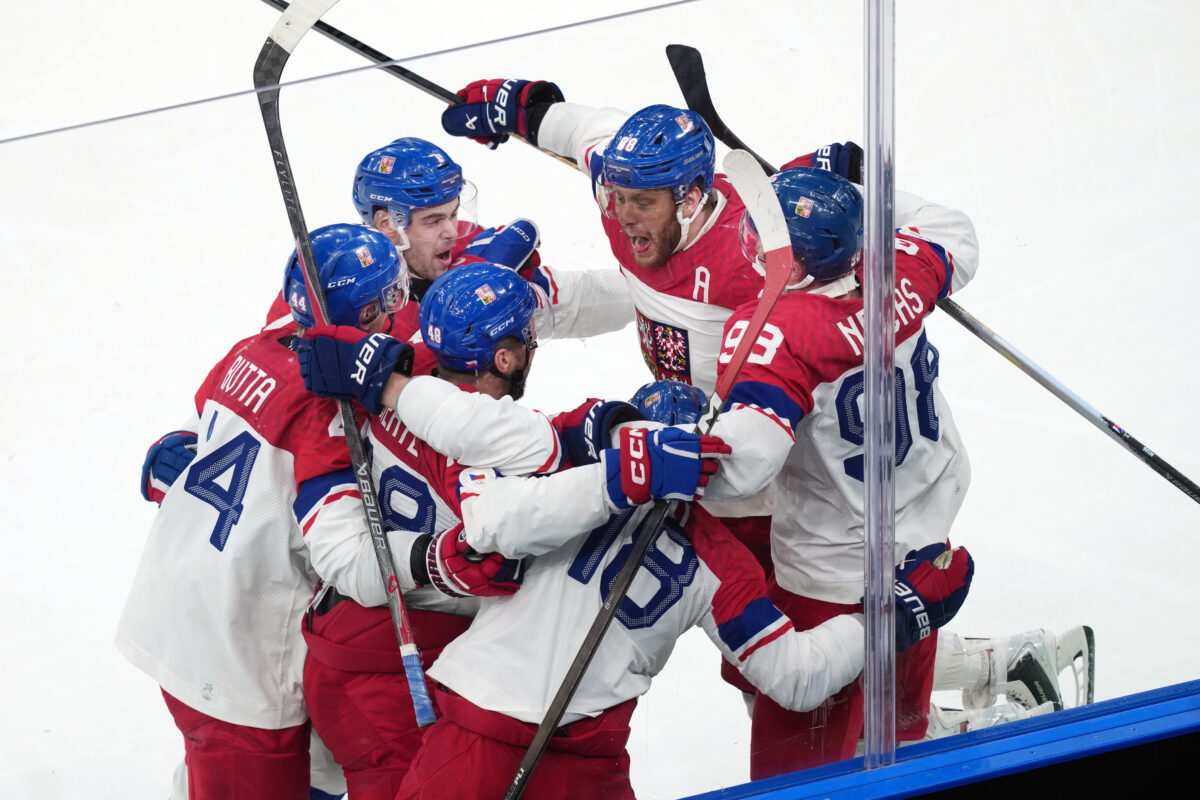 Hokej štvrťfinále Kanada - Česko na olympiáde