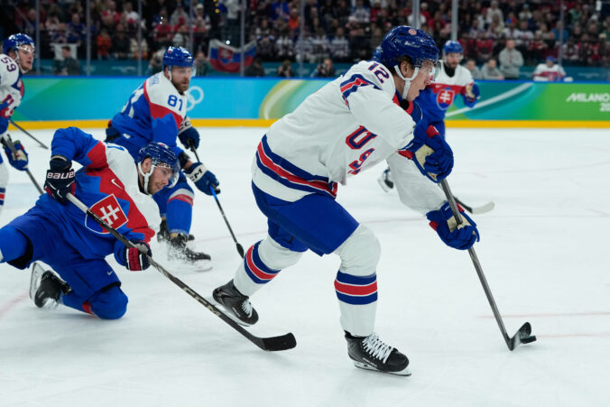 Hokej - semifinále: Slovensko - USA (fotografie)