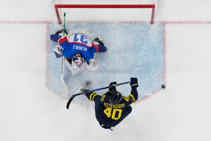 Hokej na olympiáde: Slovensko - Švédsko