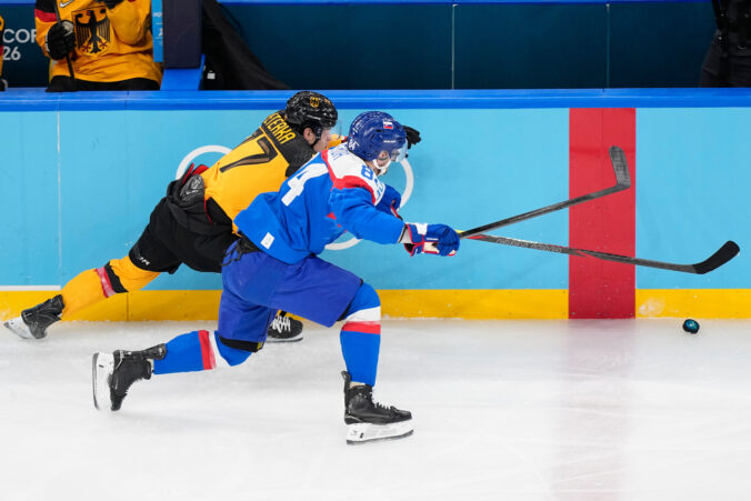 Hokej štvrťfinále Slovensko - Nemecko na olympiáde
