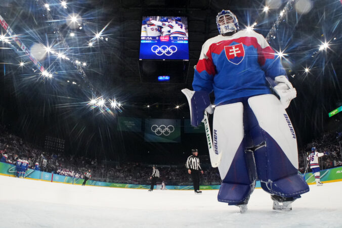 Hokej - semifinále: Slovensko - USA (fotografie)