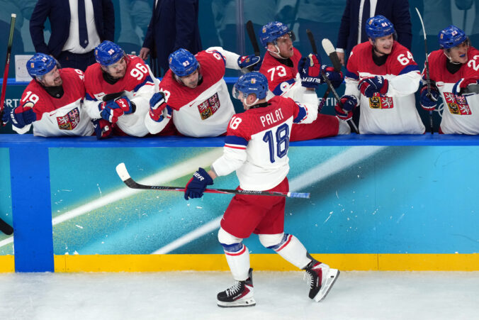 Hokej štvrťfinále Kanada - Česko na olympiáde