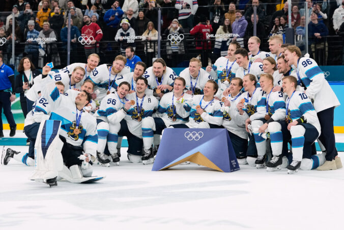 Hokej zápas o 3. miesto (bronz): Slovensko - Fínsko (fotografie)