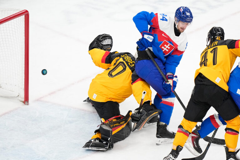 Hokej štvrťfinále Slovensko - Nemecko na olympiáde