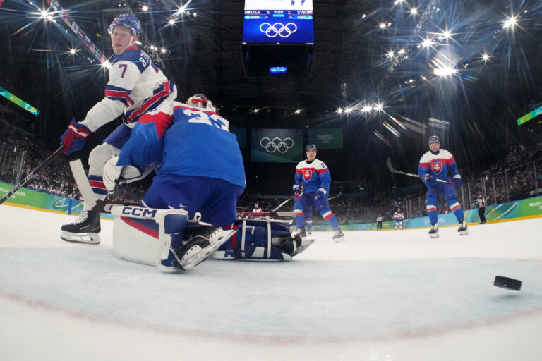 Hokej - semifinále: Slovensko - USA (fotografie)