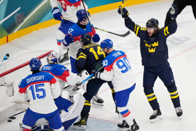 Hokej na olympiáde: Slovensko - Švédsko