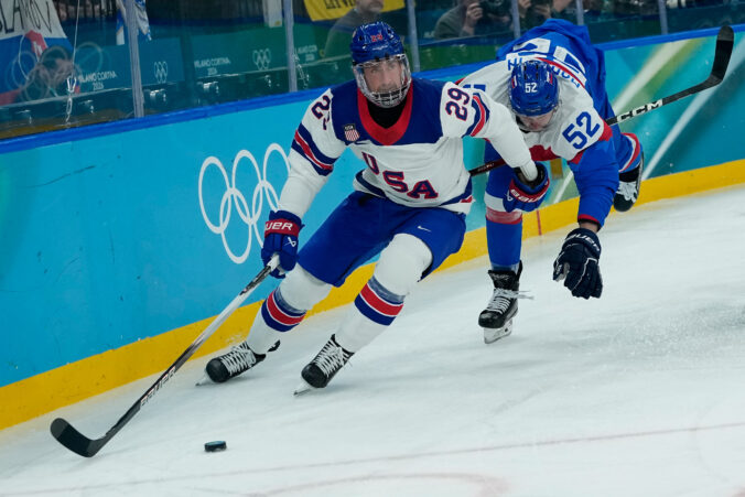 Hokej - semifinále: Slovensko - USA (fotografie)