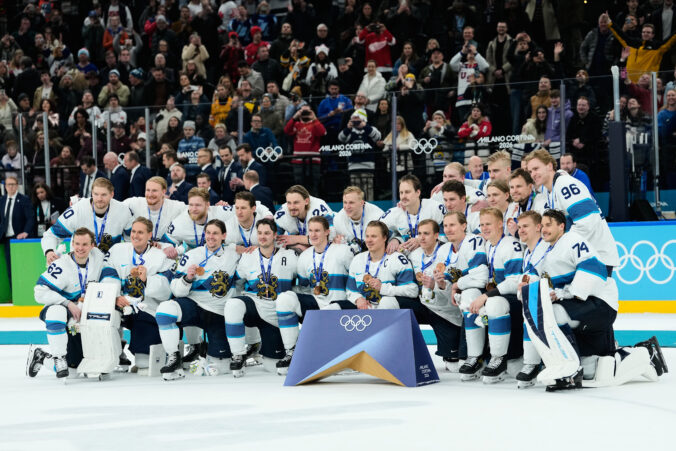 Hokej zápas o 3. miesto (bronz): Slovensko - Fínsko (fotografie)