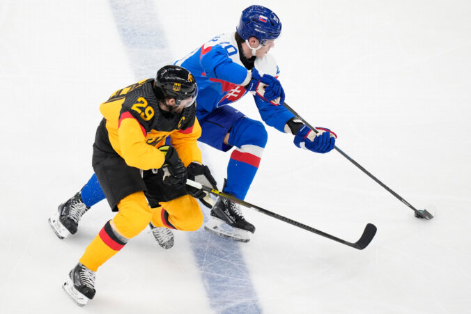 Hokej štvrťfinále Slovensko - Nemecko na olympiáde