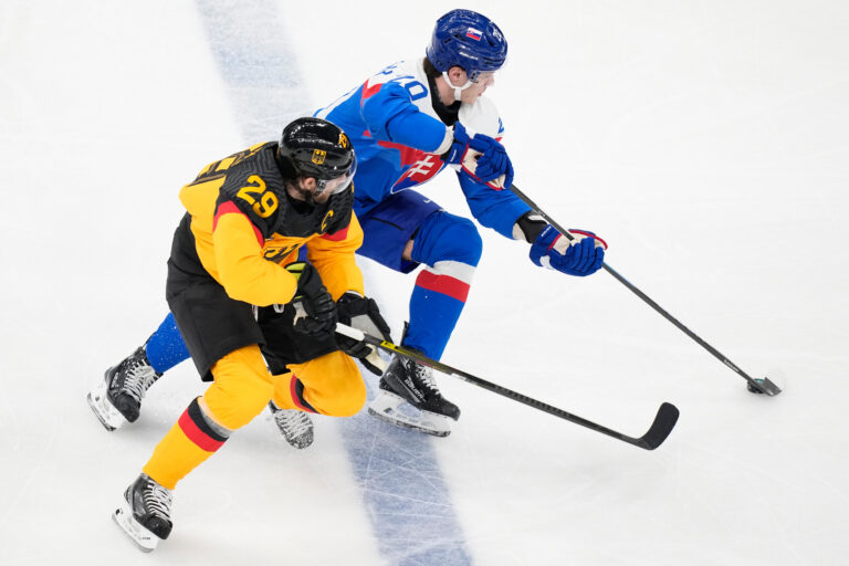 Hokej štvrťfinále Slovensko - Nemecko na olympiáde