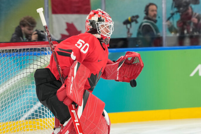 Hokej finále na olympiáde: Kanada - USA (fotografie)
