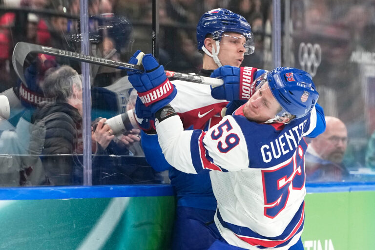 Hokej - semifinále: Slovensko - USA (fotografie)