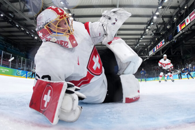 Hokej štvrťfinále Fínsko - Švajčiarsko na olympiáde