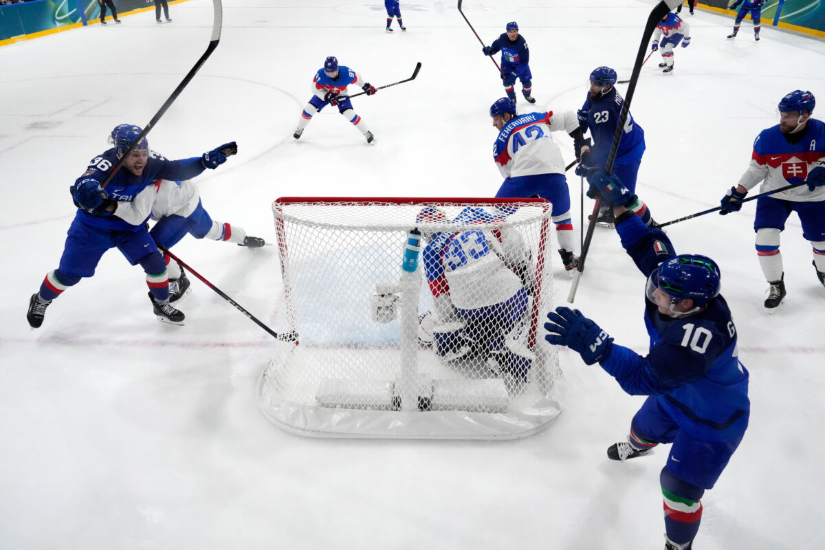 Hokej na olympiáde: Slovensko - Taliansko