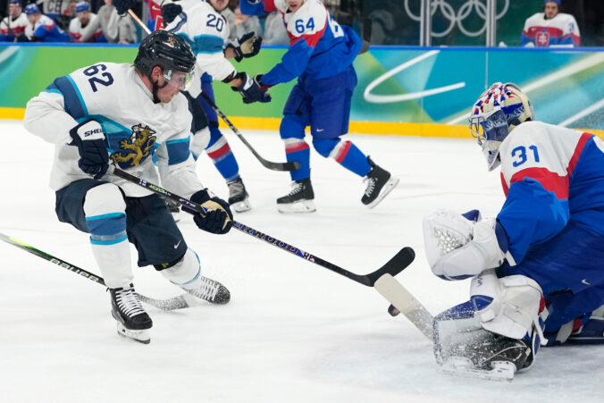 Hokej zápas o 3. miesto (bronz): Slovensko - Fínsko (fotografie)