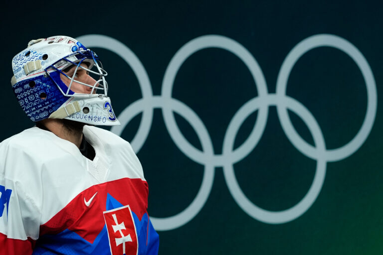 Hokej - semifinále: Slovensko - USA (fotografie)