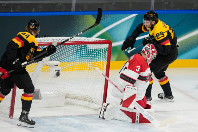 Hokej na olympiáde: Nemecko - Dánsko