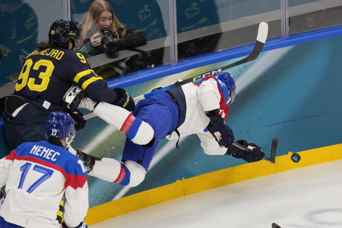 Hokej na olympiáde: Slovensko - Švédsko