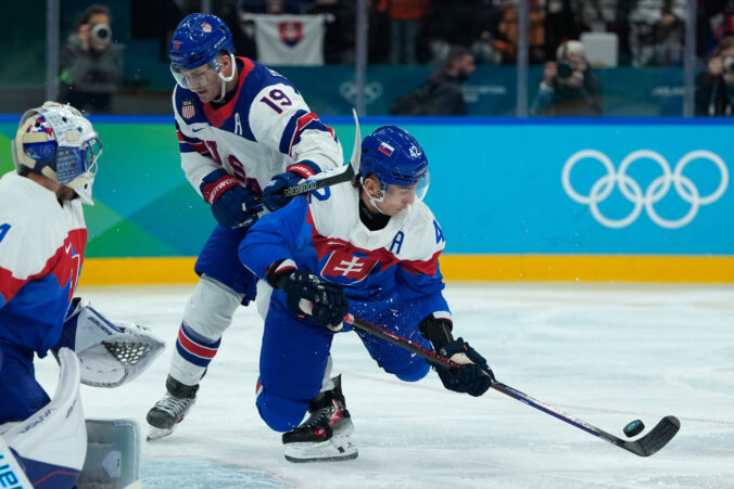 Hokej - semifinále: Slovensko - USA (fotografie)